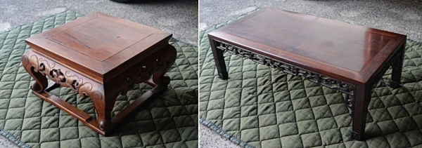 古家具 テーブル 唐木